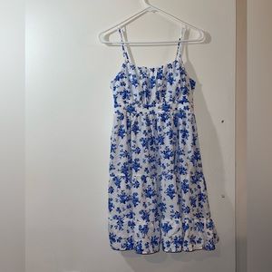 Blue flower dress